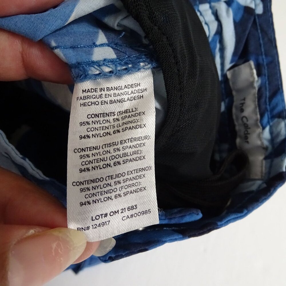 Onia Calder Blue Tropical Hawaiian Swim Trunks Men Size S Beach Vacay Summer - Picture 8 of 12